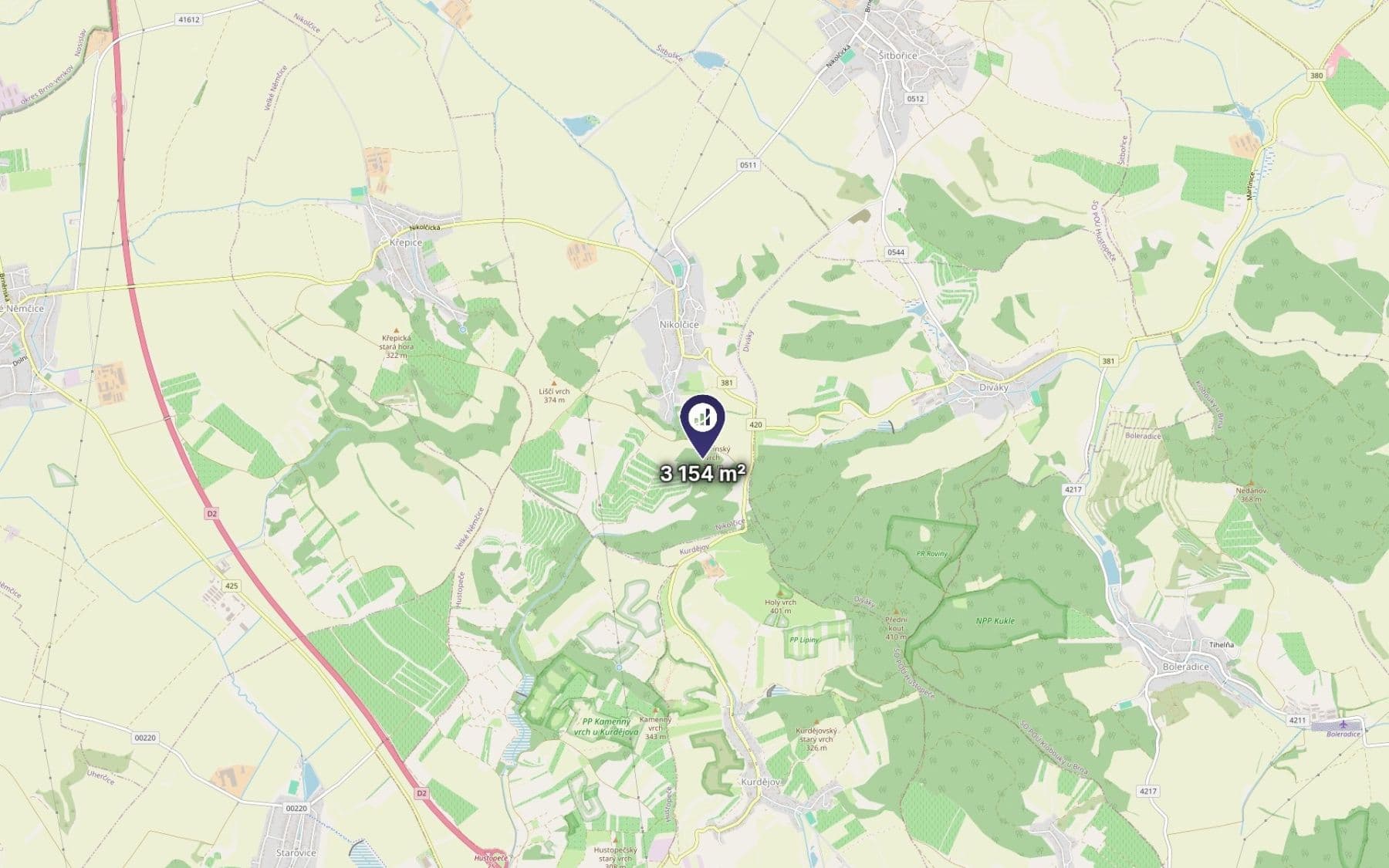 Predaj pozemku 3.154 m², Nikolčice, Jihomoravský kraj Predaj pozemku 3.154 m², Nikolčice, Jihomoravský kraj