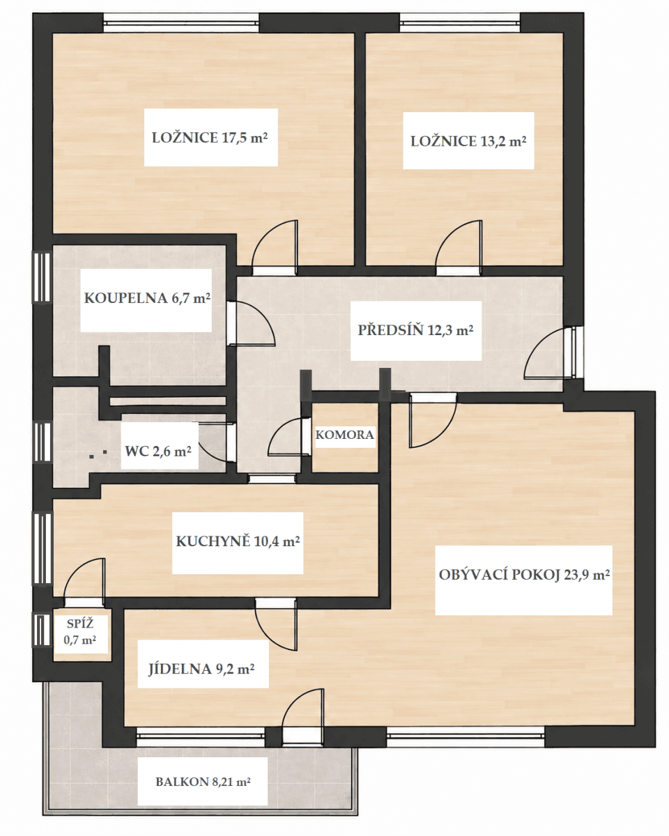 Predaj bytu 3-izbový 96 m², Šmeralova, Klatovy, Plzeňský kraj Predaj bytu 3-izbový 96 m², Šmeralova, Klatovy, Plzeňský kraj