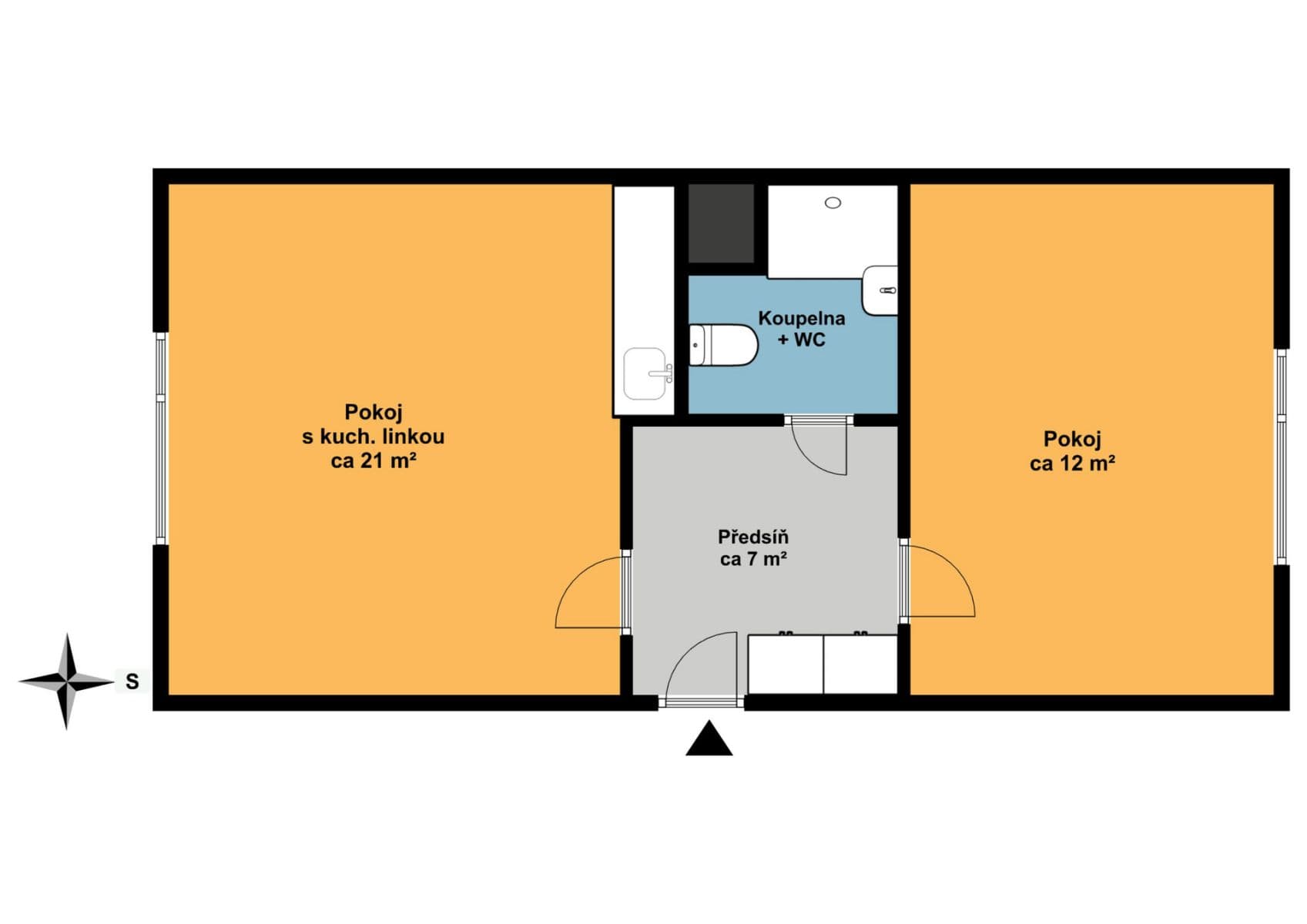 Predaj bytu 2-izbový 42 m², Na Žižkově, Liberec, Liberecký kraj Predaj bytu 2-izbový 42 m², Na Žižkově, Liberec, Liberecký kraj
