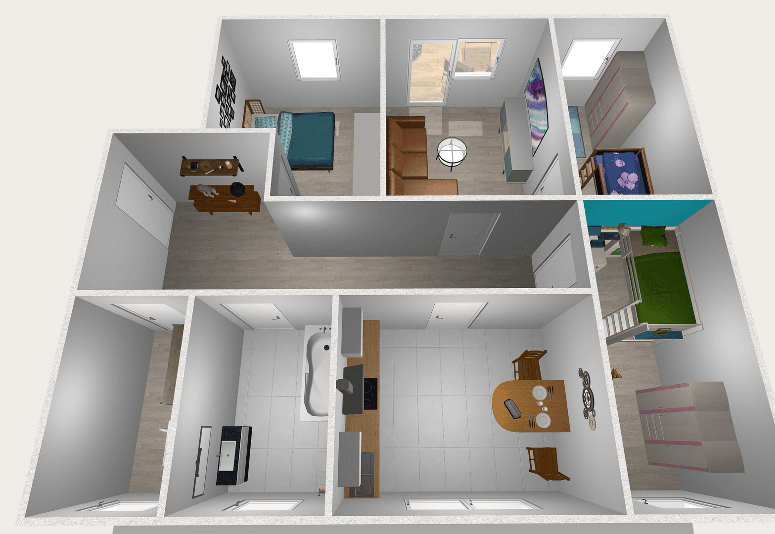Prenájom bytu 4-izbový 84 m², Zum Stockbrunnen 3-5, Frohburg, Sasko Prenájom bytu 4-izbový 84 m², Zum Stockbrunnen 3-5, Frohburg, Sasko