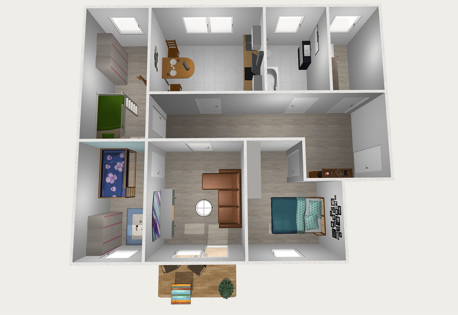 Prenájom bytu 4-izbový 84 m², Zum Stockbrunnen 3-5, Frohburg, Sasko Prenájom bytu 4-izbový 84 m², Zum Stockbrunnen 3-5, Frohburg, Sasko