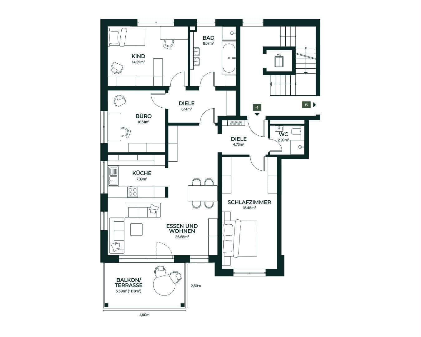 Predaj bytu 4-izbový 108 m², Oelsnitzerstr. 67, Gattendorf, Bavorsko Predaj bytu 4-izbový 108 m², Oelsnitzerstr. 67, Gattendorf, Bavorsko
