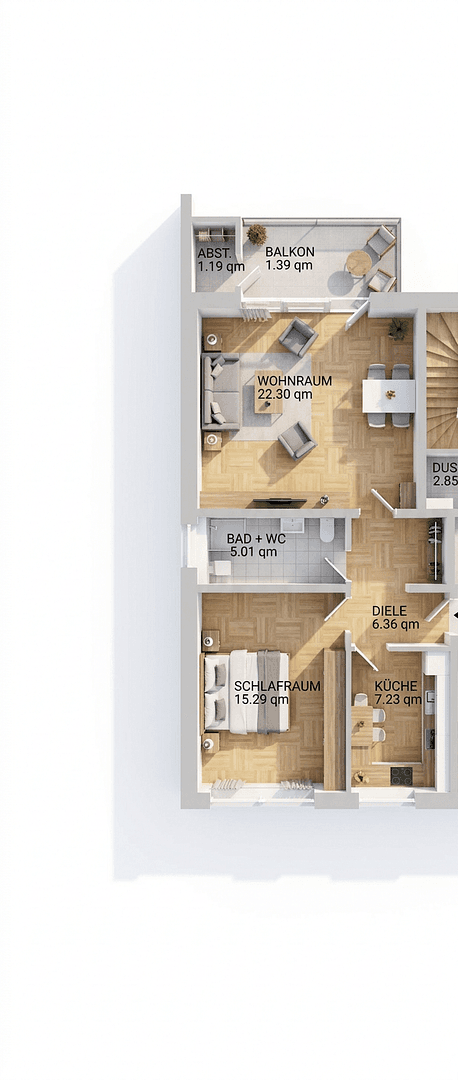 Prenájom bytu 2-izbový 59 m², Gartenstraße 73, Mönchengladbach, Severné Porýnie - Westfálsko Prenájom bytu 2-izbový 59 m², Gartenstraße 73, Mönchengladbach, Severné Porýnie - Westfálsko