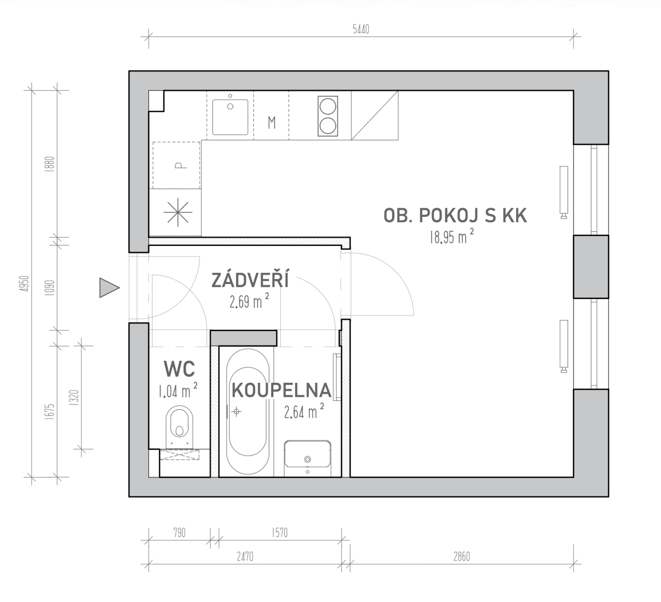 Predaj bytu 1-izbový 26 m², Tovární, Beroun, Středočeský kraj Predaj bytu 1-izbový 26 m², Tovární, Beroun, Středočeský kraj