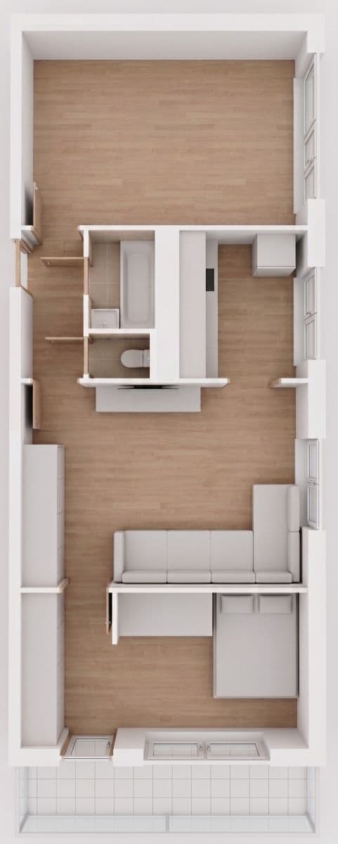 Predaj bytu 2-izbový 64 m², Postupická, Praha, Praha Predaj bytu 2-izbový 64 m², Postupická, Praha, Praha