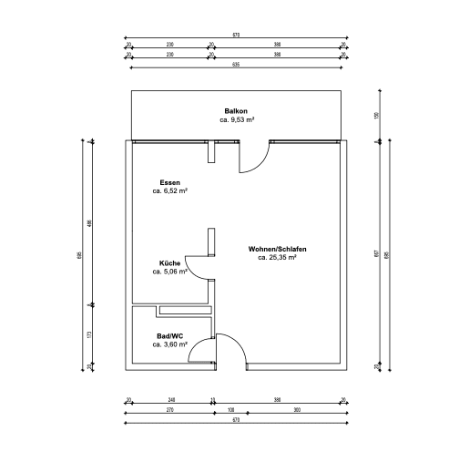 Prenájom bytu 1-izbový 46 m², Schwedlerstraße 116, Ludwigshafen, Porýnie-Falcko Prenájom bytu 1-izbový 46 m², Schwedlerstraße 116, Ludwigshafen, Porýnie-Falcko