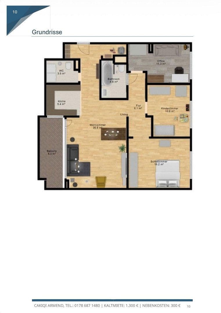 Prenájom bytu 4-izbový 89 m², Albstraße 21, Aichwald, Bádensko-Wurttembersko Prenájom bytu 4-izbový 89 m², Albstraße 21, Aichwald, Bádensko-Wurttembersko