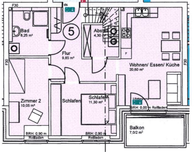 Prenájom bytu 5-izbový 106 m², Schützenstraße 10a, Tostedt, Dolné Sasko Prenájom bytu 5-izbový 106 m², Schützenstraße 10a, Tostedt, Dolné Sasko