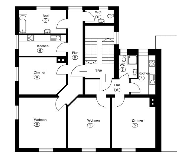 Prenájom bytu 2-izbový 58 m², Ebnerstraße 44, Augsburg, Bavorsko Prenájom bytu 2-izbový 58 m², Ebnerstraße 44, Augsburg, Bavorsko