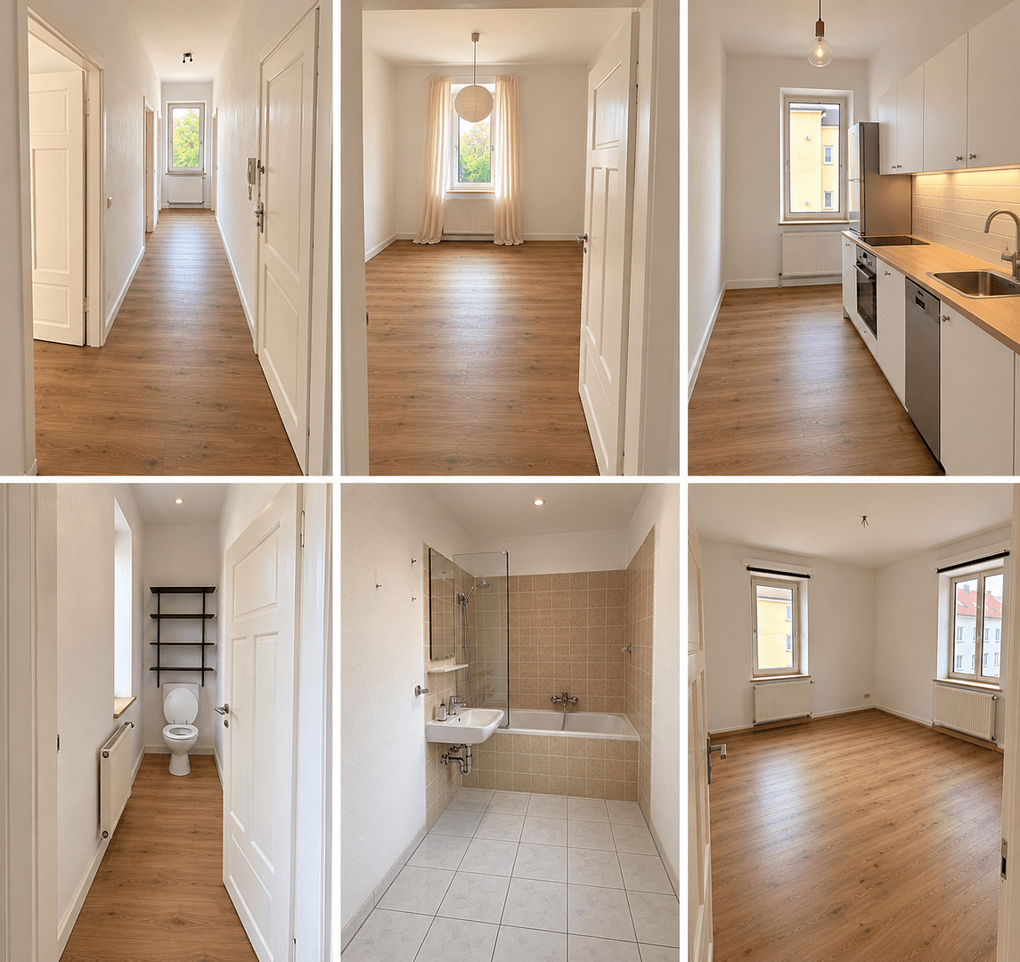 Prenájom bytu 2-izbový 58 m², Ebnerstraße 44, Augsburg, Bavorsko Prenájom bytu 2-izbový 58 m², Ebnerstraße 44, Augsburg, Bavorsko