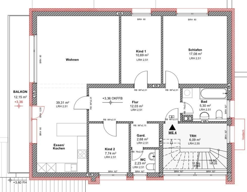 Prenájom bytu 4-izbový 100 m², Neckargemünd, Bádensko-Wurttembersko Prenájom bytu 4-izbový 100 m², Neckargemünd, Bádensko-Wurttembersko
