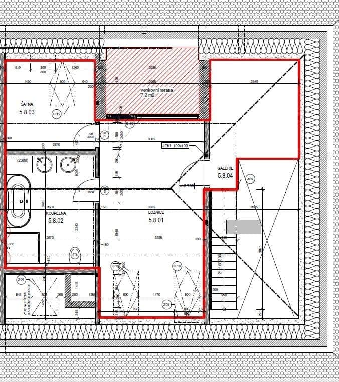 Prenájom bytu 4-izbový 151 m², Čiklova, Praha, Praha Prenájom bytu 4-izbový 151 m², Čiklova, Praha, Praha