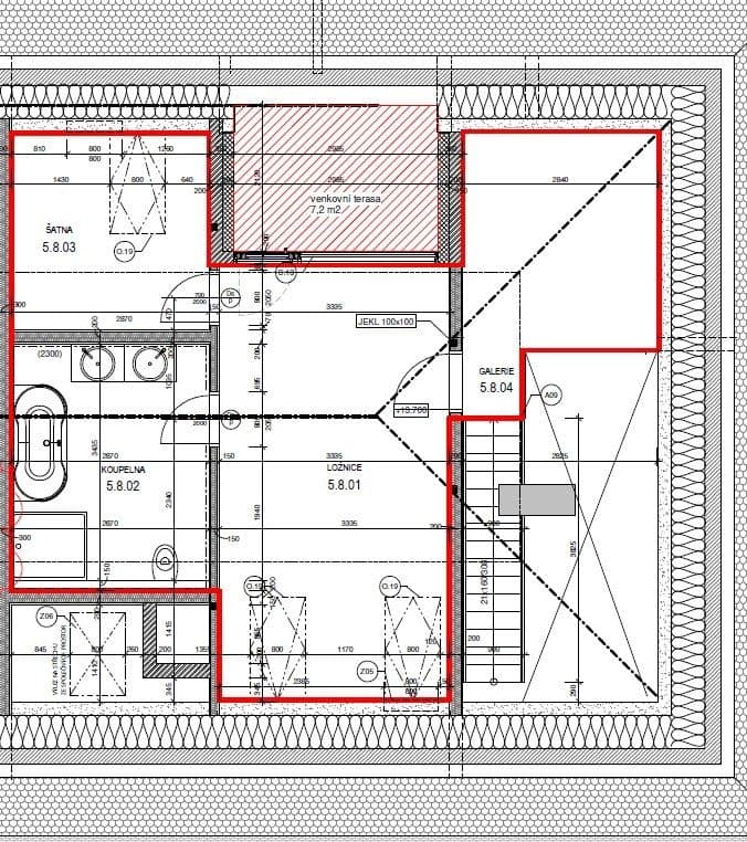Prenájom bytu 2-izbový 52 m², Čiklova, Praha, Praha Prenájom bytu 2-izbový 52 m², Čiklova, Praha, Praha