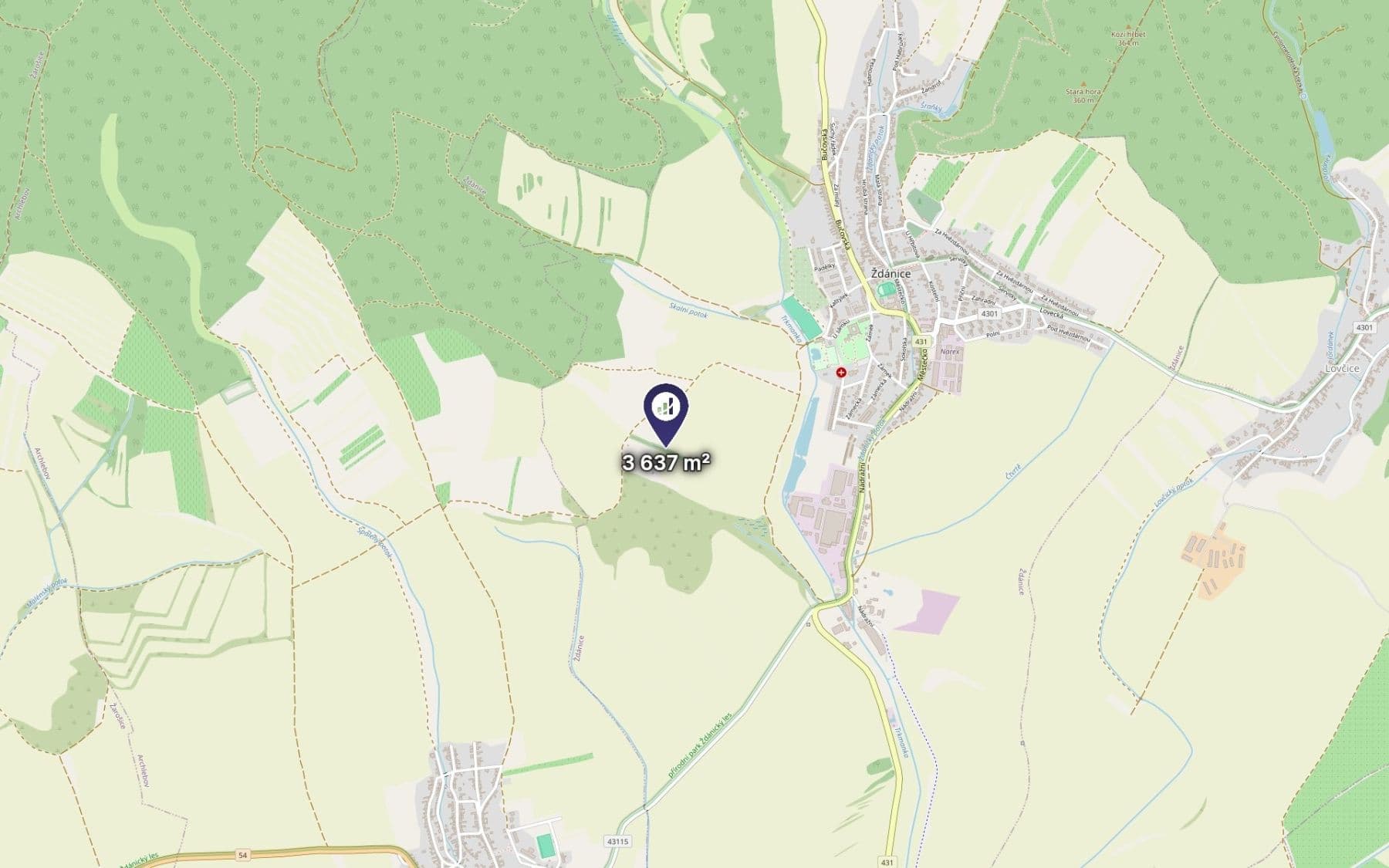 Predaj pozemku 1.819 m², Ždánice, Jihomoravský kraj Predaj pozemku 1.819 m², Ždánice, Jihomoravský kraj