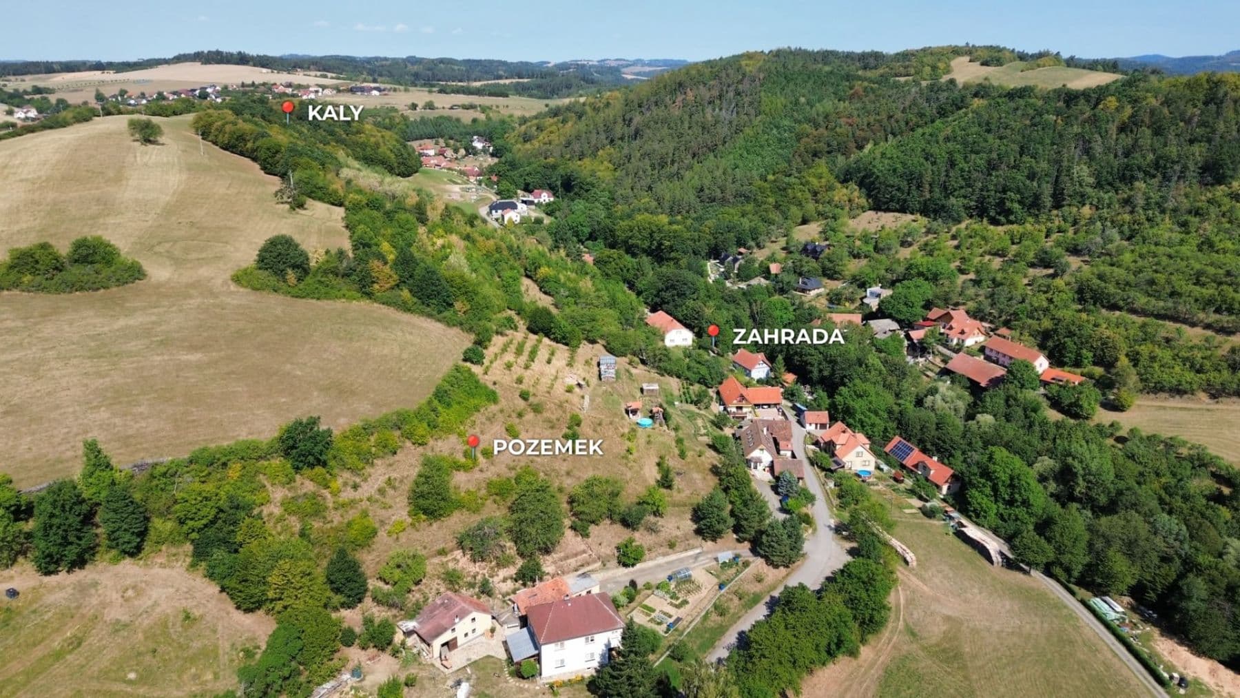 Predaj pozemku 4.281 m², Kaly, Jihomoravský kraj Predaj pozemku 4.281 m², Kaly, Jihomoravský kraj