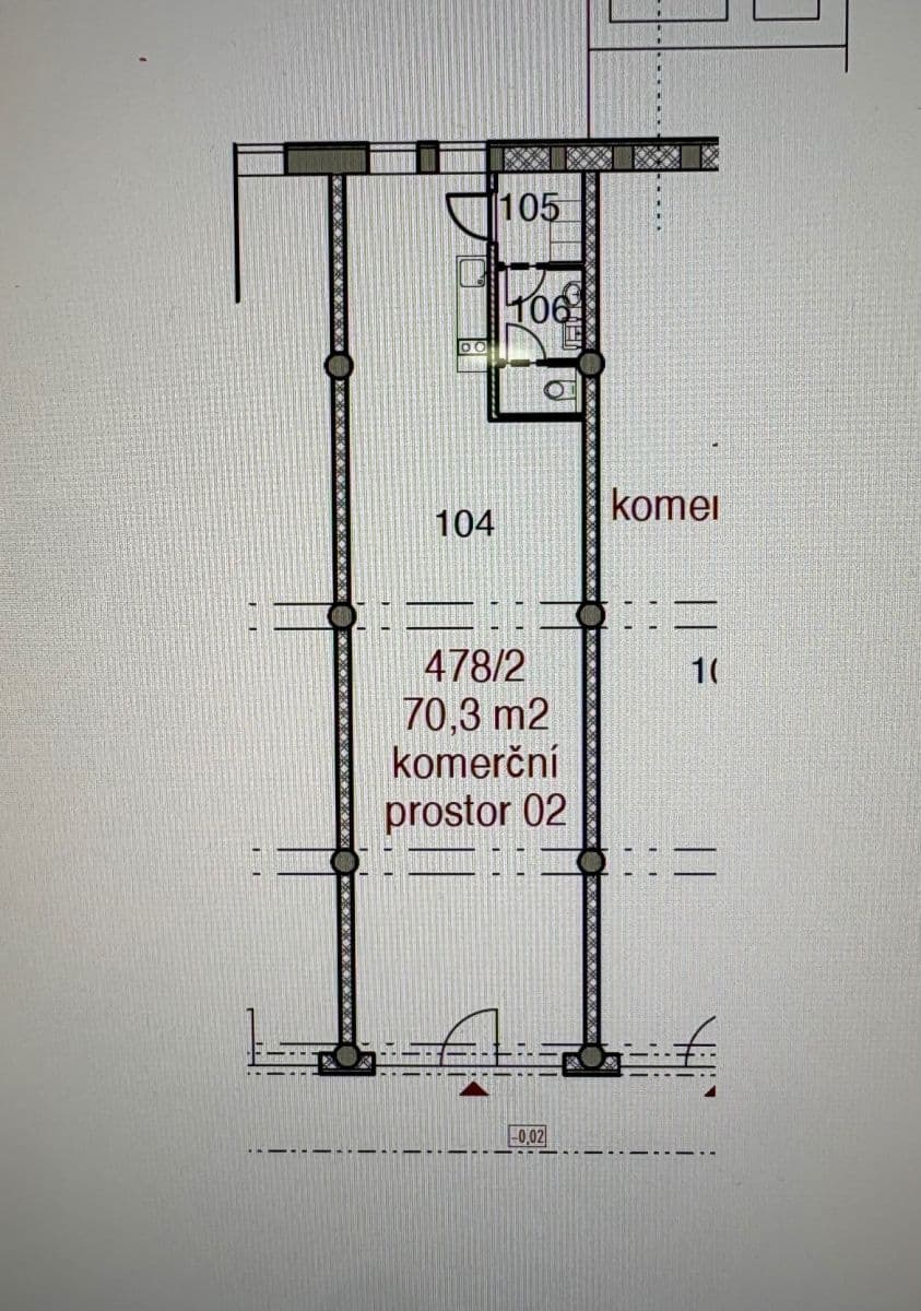 Prenájom nebytového priestoru 70 m², Mochovská, Praha, Praha Prenájom nebytového priestoru 70 m², Mochovská, Praha, Praha