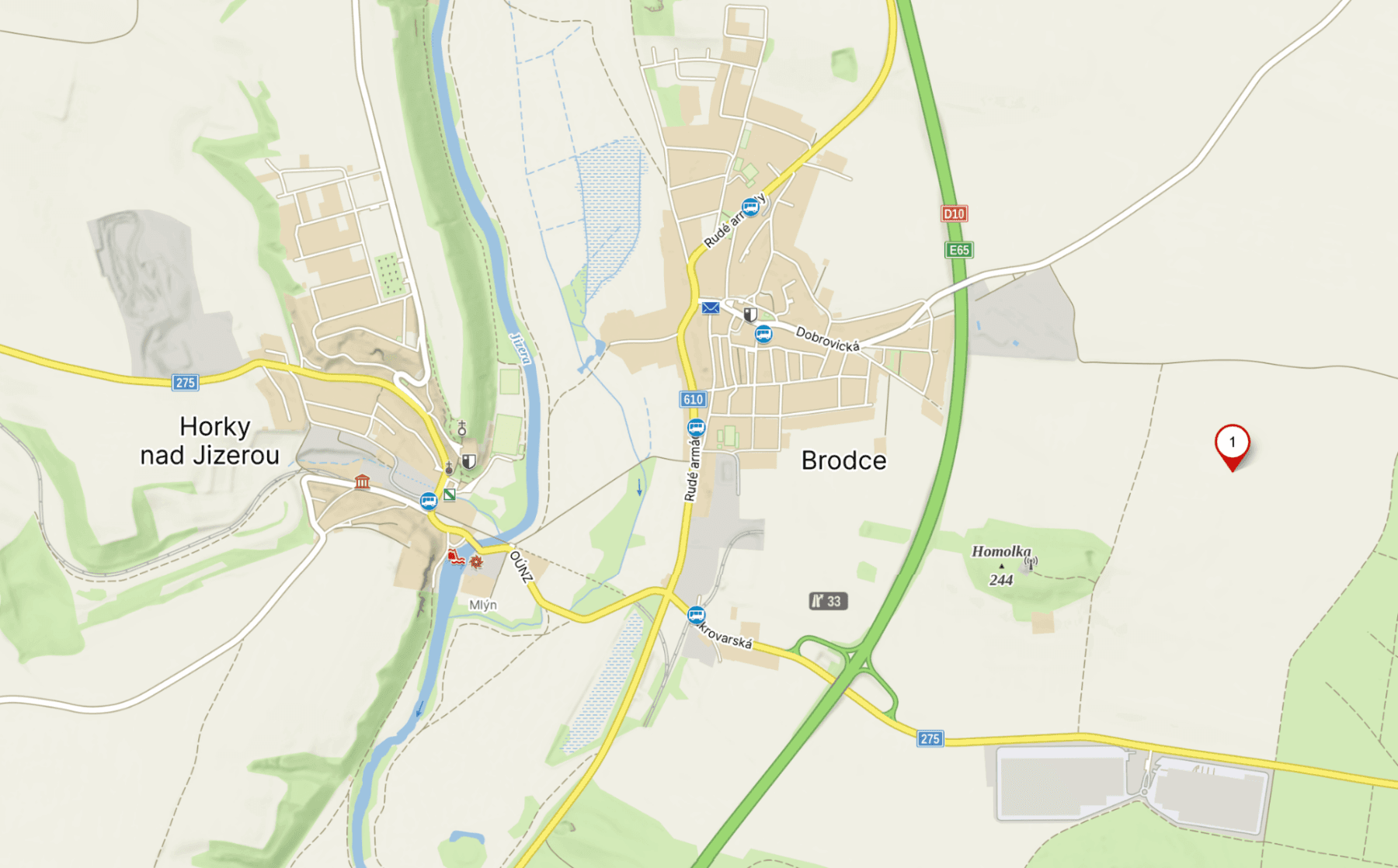 Predaj pozemku 9.906 m², Brodce, Středočeský kraj Predaj pozemku 9.906 m², Brodce, Středočeský kraj