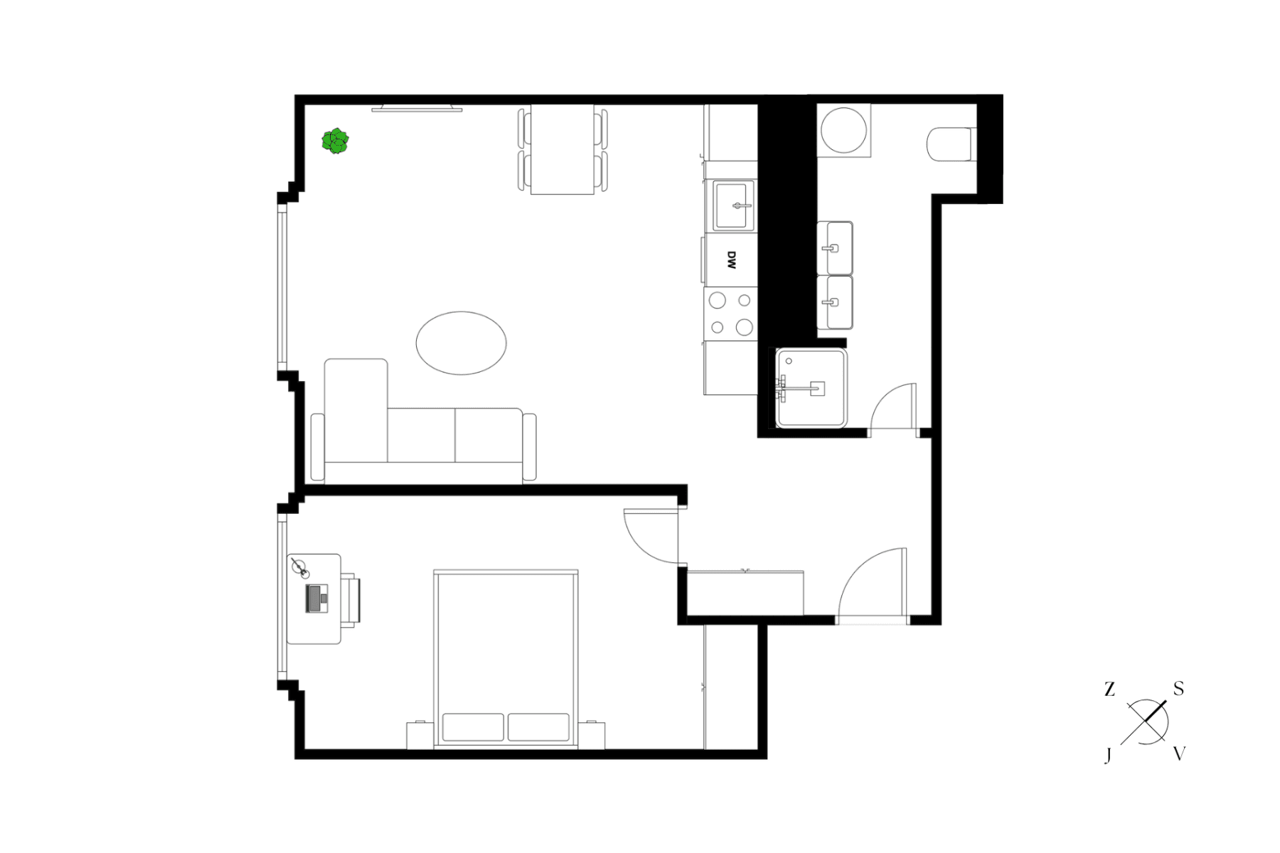 Predaj bytu 2-izbový 48 m², Kodaňská, Praha, Praha Predaj bytu 2-izbový 48 m², Kodaňská, Praha, Praha