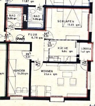 Predaj bytu 3-izbový 73 m², Moislinger Mühlenweg 21, Lübeck, Šlezvicko-Holštajnsko Predaj bytu 3-izbový 73 m², Moislinger Mühlenweg 21, Lübeck, Šlezvicko-Holštajnsko