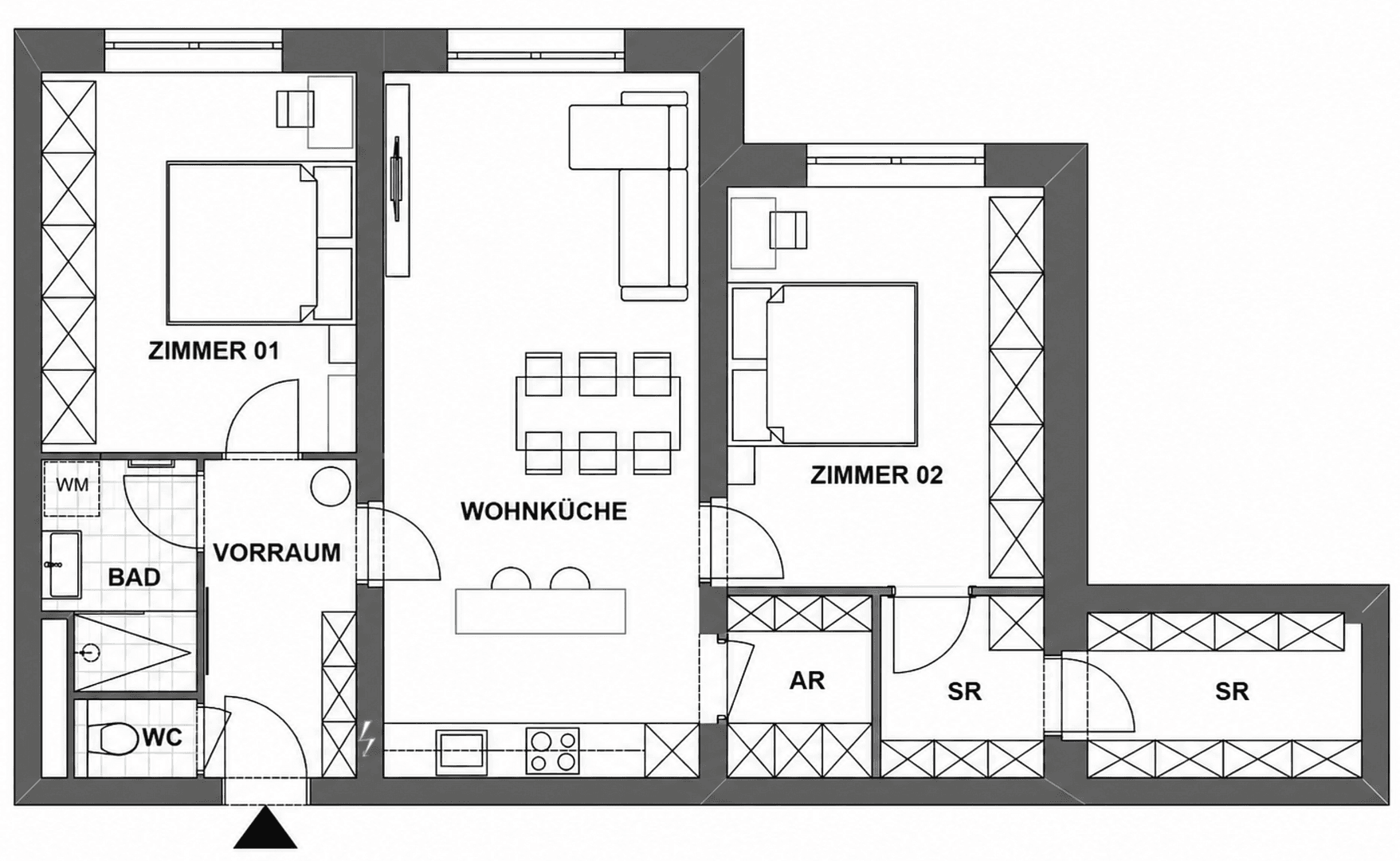 Predaj bytu 3-izbový 83 m², Gudrunstraße 114, Wien, Viedeň Predaj bytu 3-izbový 83 m², Gudrunstraße 114, Wien, Viedeň