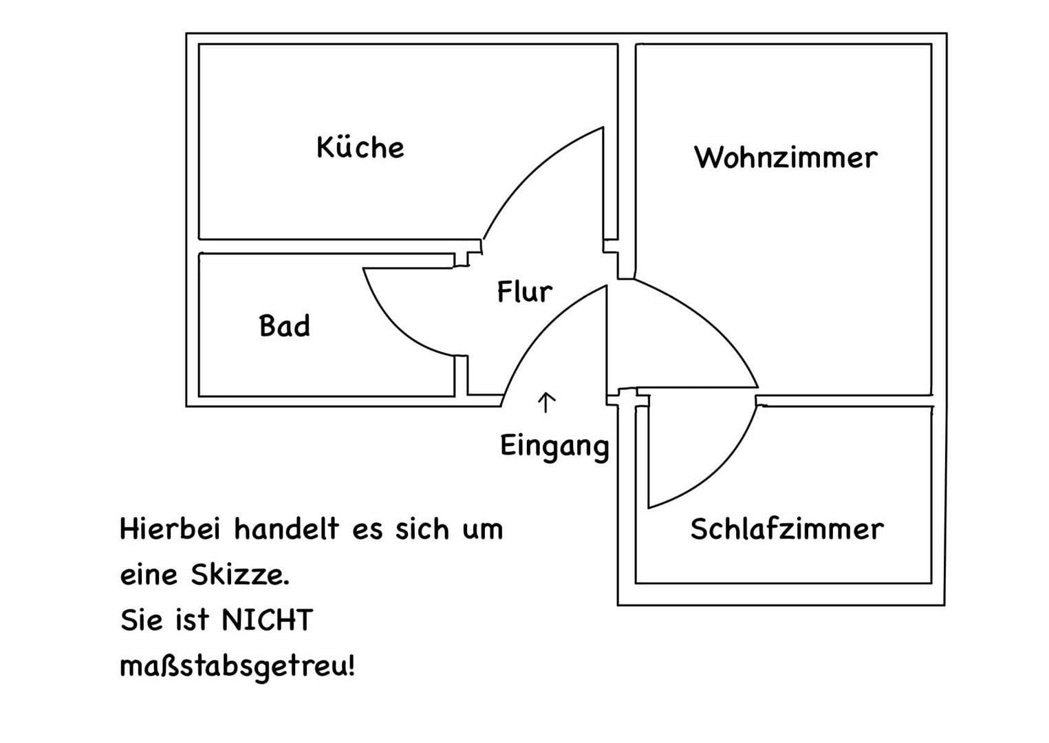 Prenájom bytu 2-izbový 51 m², Zewener Straße 14, Trier, Porýnie-Falcko Prenájom bytu 2-izbový 51 m², Zewener Straße 14, Trier, Porýnie-Falcko