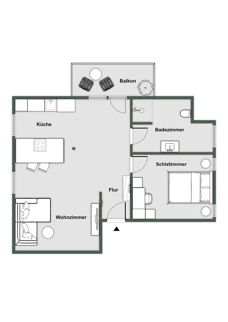 Prenájom bytu 2-izbový 65 m², Nelkenweg 10, Freising, Bavorsko Prenájom bytu 2-izbový 65 m², Nelkenweg 10, Freising, Bavorsko