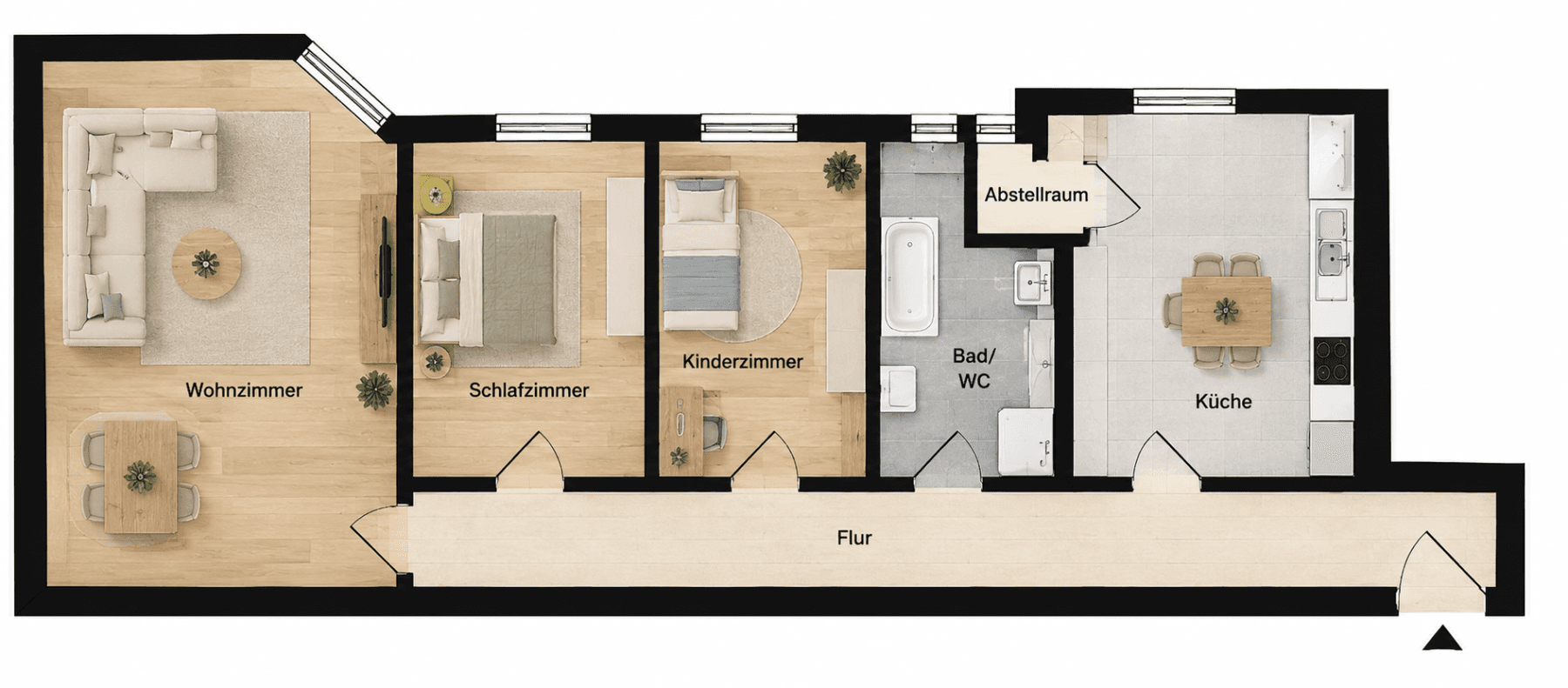 Predaj bytu 3-izbový 72 m², Badensche Straße 45A, Berlin, Berlín Predaj bytu 3-izbový 72 m², Badensche Straße 45A, Berlin, Berlín