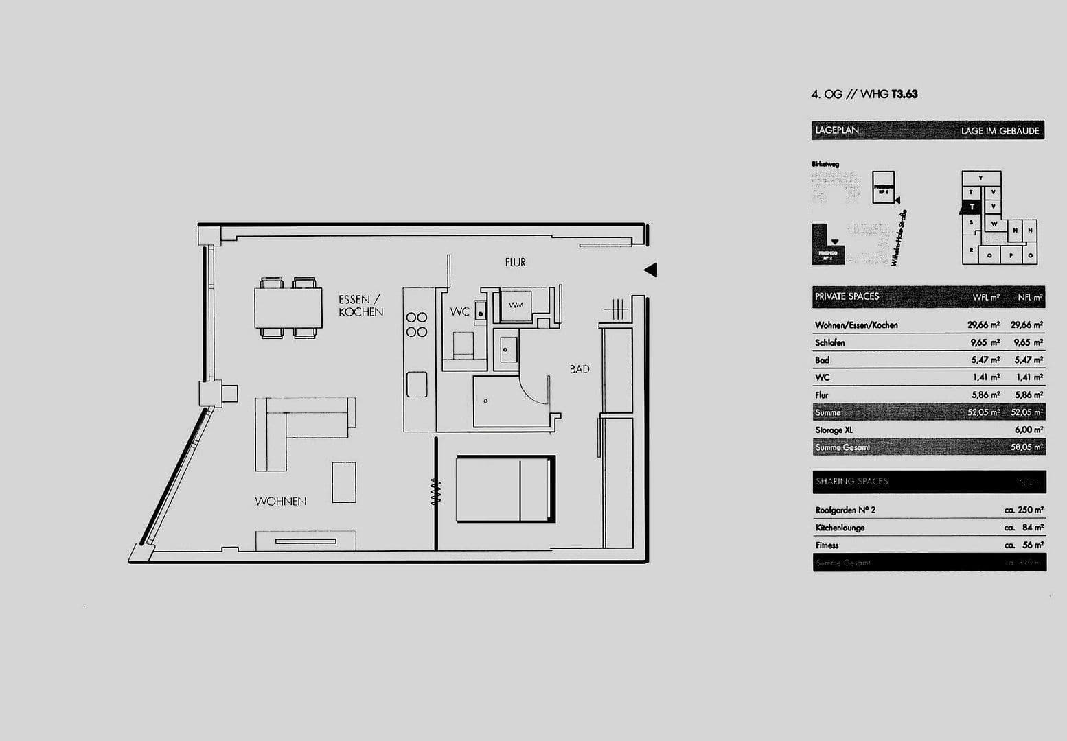 Predaj bytu 2-izbový 52 m², Birketweg 37, München, Bavorsko Predaj bytu 2-izbový 52 m², Birketweg 37, München, Bavorsko