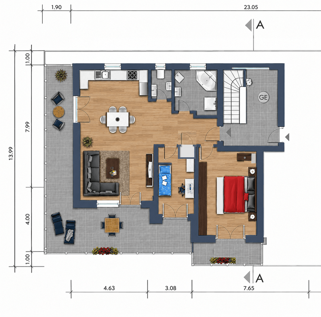 Predaj bytu 3-izbový 110 m², Homberger Str. 46, Ratingen, Severné Porýnie - Westfálsko Predaj bytu 3-izbový 110 m², Homberger Str. 46, Ratingen, Severné Porýnie - Westfálsko