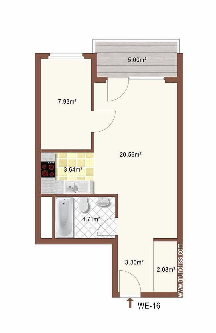 Predaj bytu 2-izbový 45 m², Wismar, Meklenbursko-Predpomoransko Predaj bytu 2-izbový 45 m², Wismar, Meklenbursko-Predpomoransko