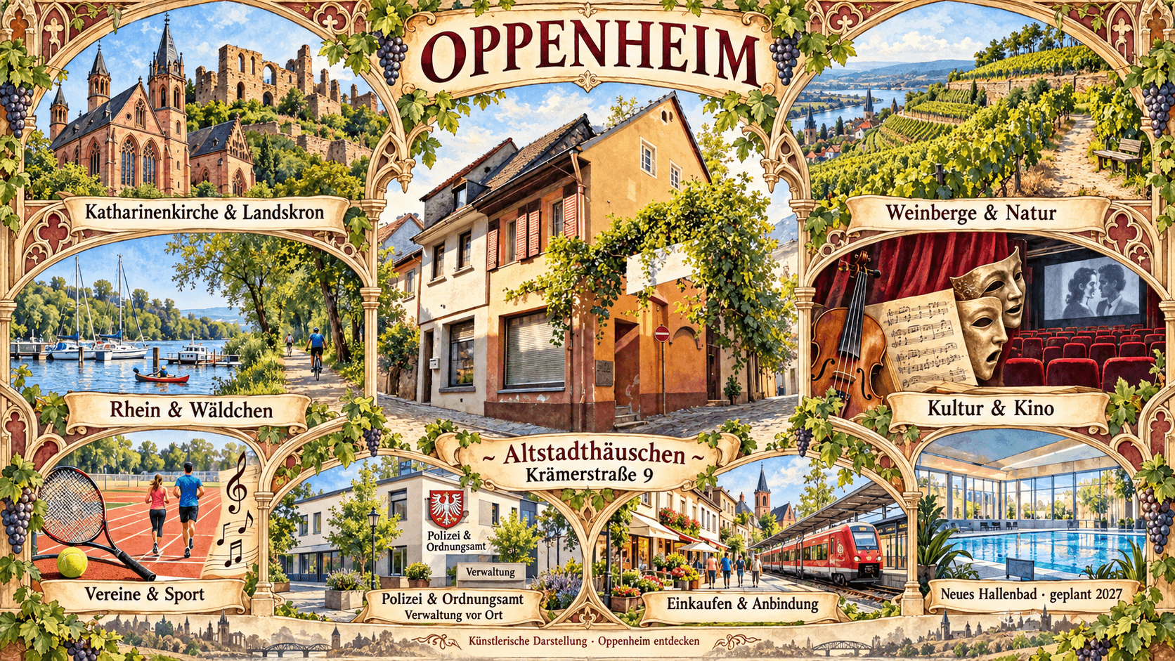 Prenájom bytu 2-izbový 58 m², Krämerstraße 9, Oppenheim, Porýnie-Falcko Prenájom bytu 2-izbový 58 m², Krämerstraße 9, Oppenheim, Porýnie-Falcko