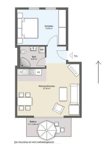 Predaj bytu 2-izbový 47 m², Putbus, Meklenbursko-Predpomoransko Predaj bytu 2-izbový 47 m², Putbus, Meklenbursko-Predpomoransko