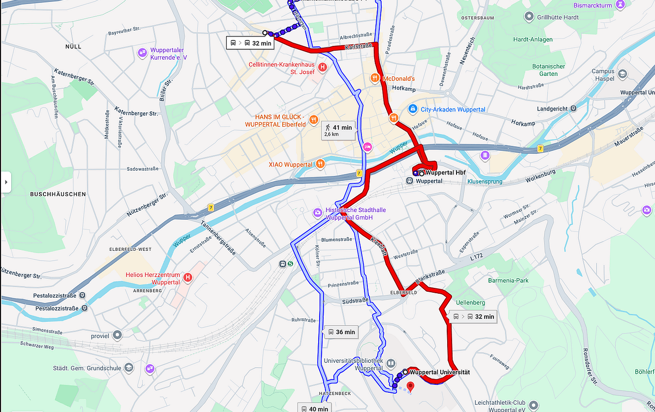Prenájom bytu 1-izbový 35 m², Markomannenstr. 74, Wuppertal, Severné Porýnie - Westfálsko Prenájom bytu 1-izbový 35 m², Markomannenstr. 74, Wuppertal, Severné Porýnie - Westfálsko