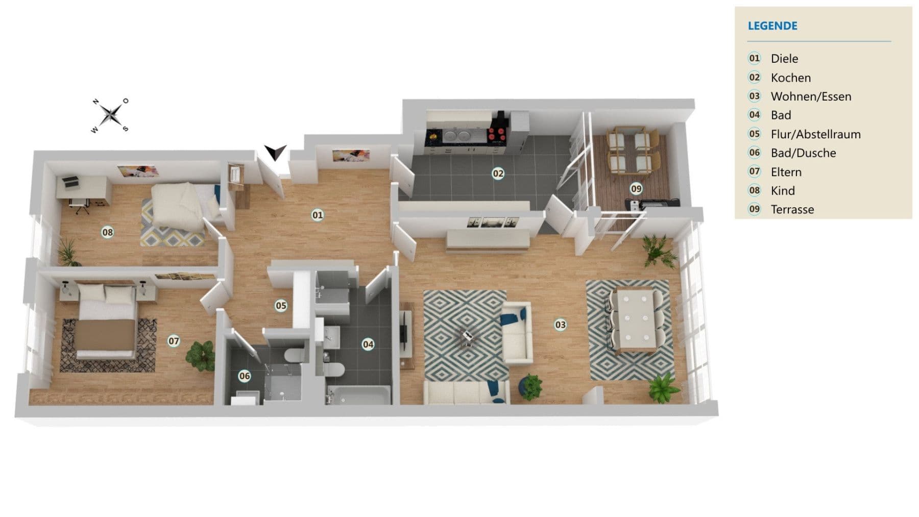 Prenájom bytu 3-izbový 130 m², Köln, Severné Porýnie - Westfálsko Prenájom bytu 3-izbový 130 m², Köln, Severné Porýnie - Westfálsko