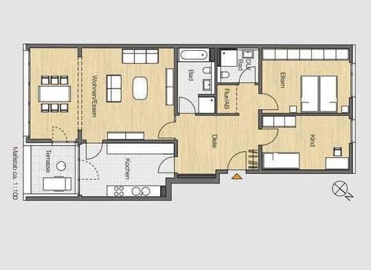 Prenájom bytu 3-izbový 130 m², Köln, Severné Porýnie - Westfálsko Prenájom bytu 3-izbový 130 m², Köln, Severné Porýnie - Westfálsko