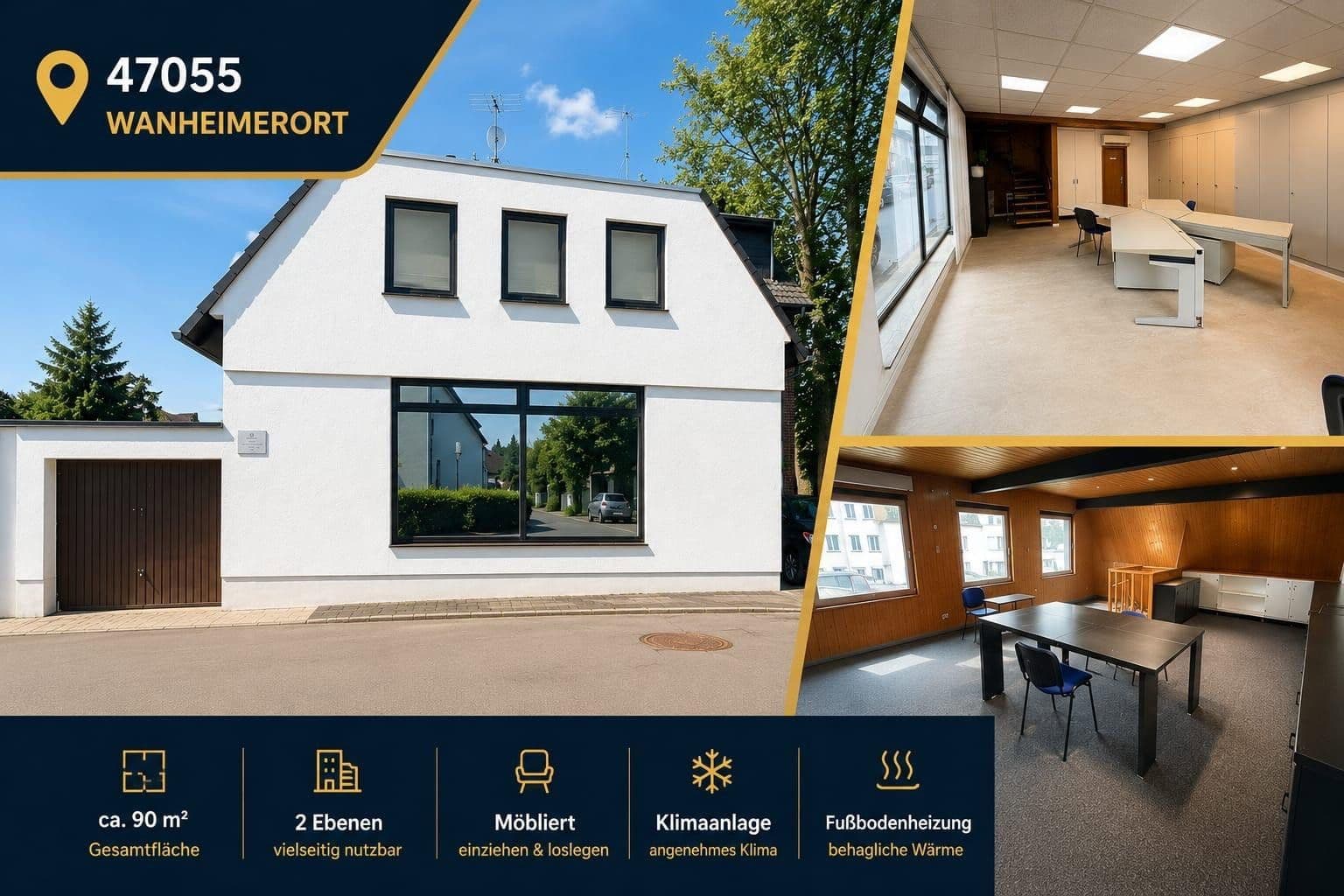 Prenájom kancelárie 90 m², Duisburg, Severné Porýnie - Westfálsko Prenájom kancelárie 90 m², Duisburg, Severné Porýnie - Westfálsko