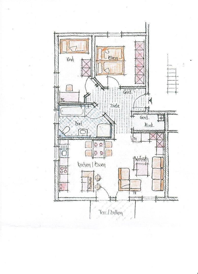 Prenájom bytu 3-izbový 96 m², Reichsdorfstraße 3, Sennfeld, Bavorsko Prenájom bytu 3-izbový 96 m², Reichsdorfstraße 3, Sennfeld, Bavorsko