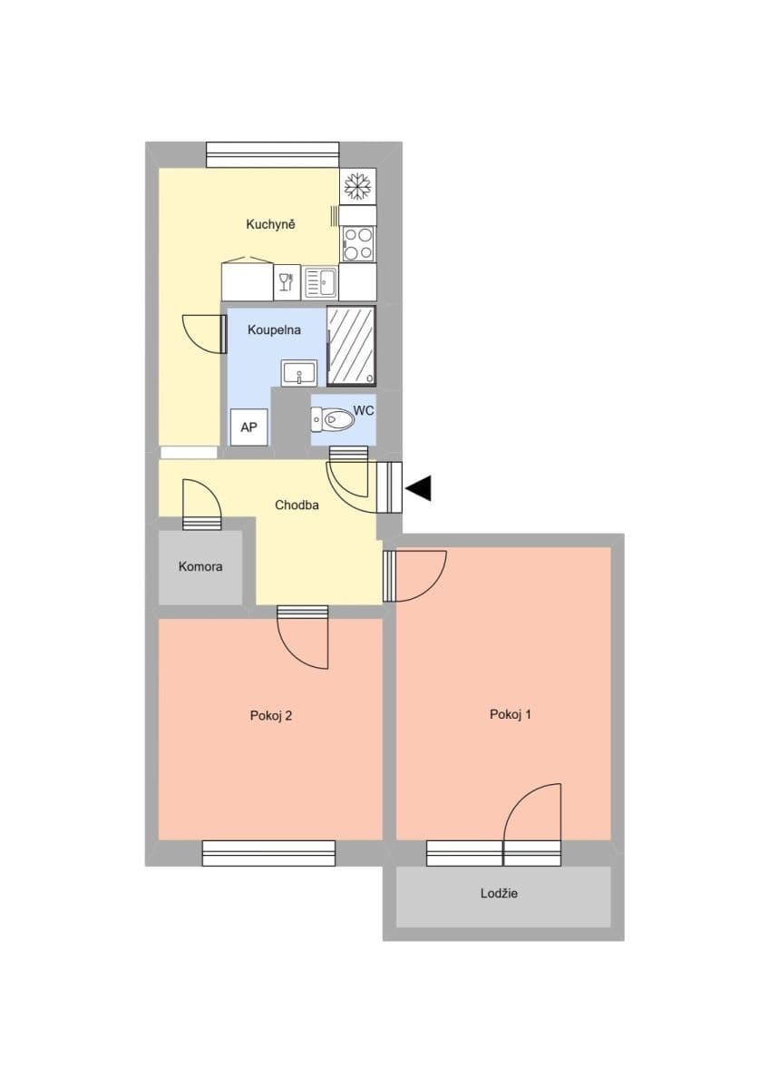 Prenájom bytu 2-izbový 52 m², Třanovského, Frýdek-Místek, Moravskoslezský kraj Prenájom bytu 2-izbový 52 m², Třanovského, Frýdek-Místek, Moravskoslezský kraj