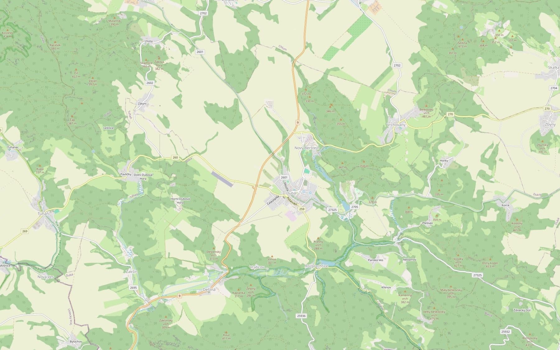Predaj pozemku 9.603 m², Dubá, Liberecký kraj Predaj pozemku 9.603 m², Dubá, Liberecký kraj