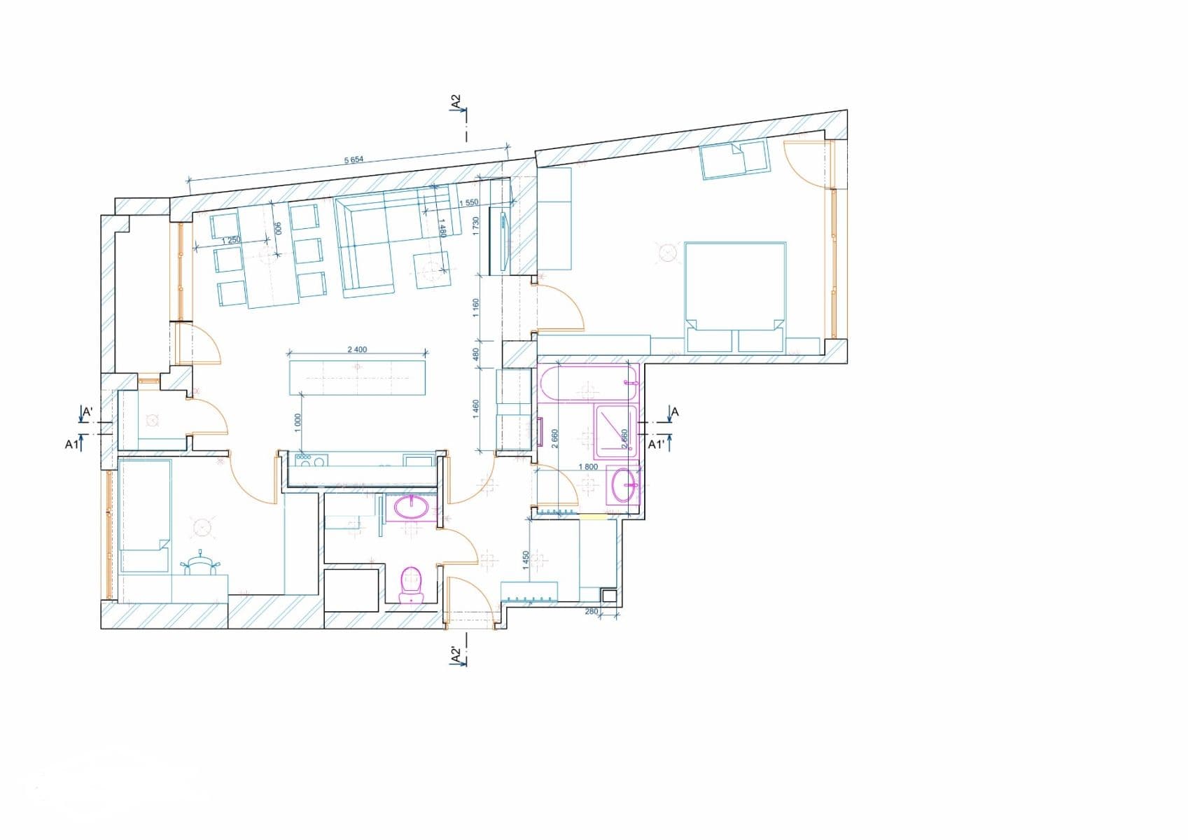 Prenájom bytu 3-izbový 77 m², Špitálka, Brno, Jihomoravský kraj Prenájom bytu 3-izbový 77 m², Špitálka, Brno, Jihomoravský kraj