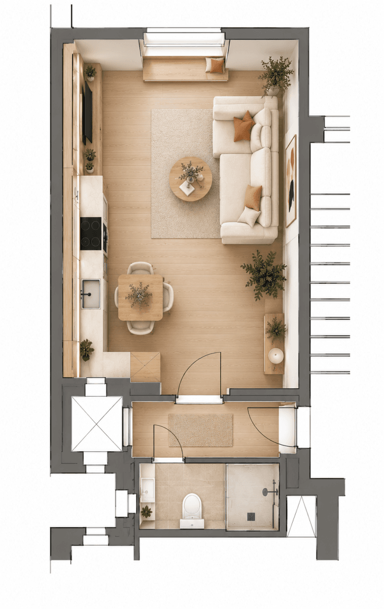 Predaj bytu 1-izbový 26 m², Písecká, Praha, Praha Predaj bytu 1-izbový 26 m², Písecká, Praha, Praha