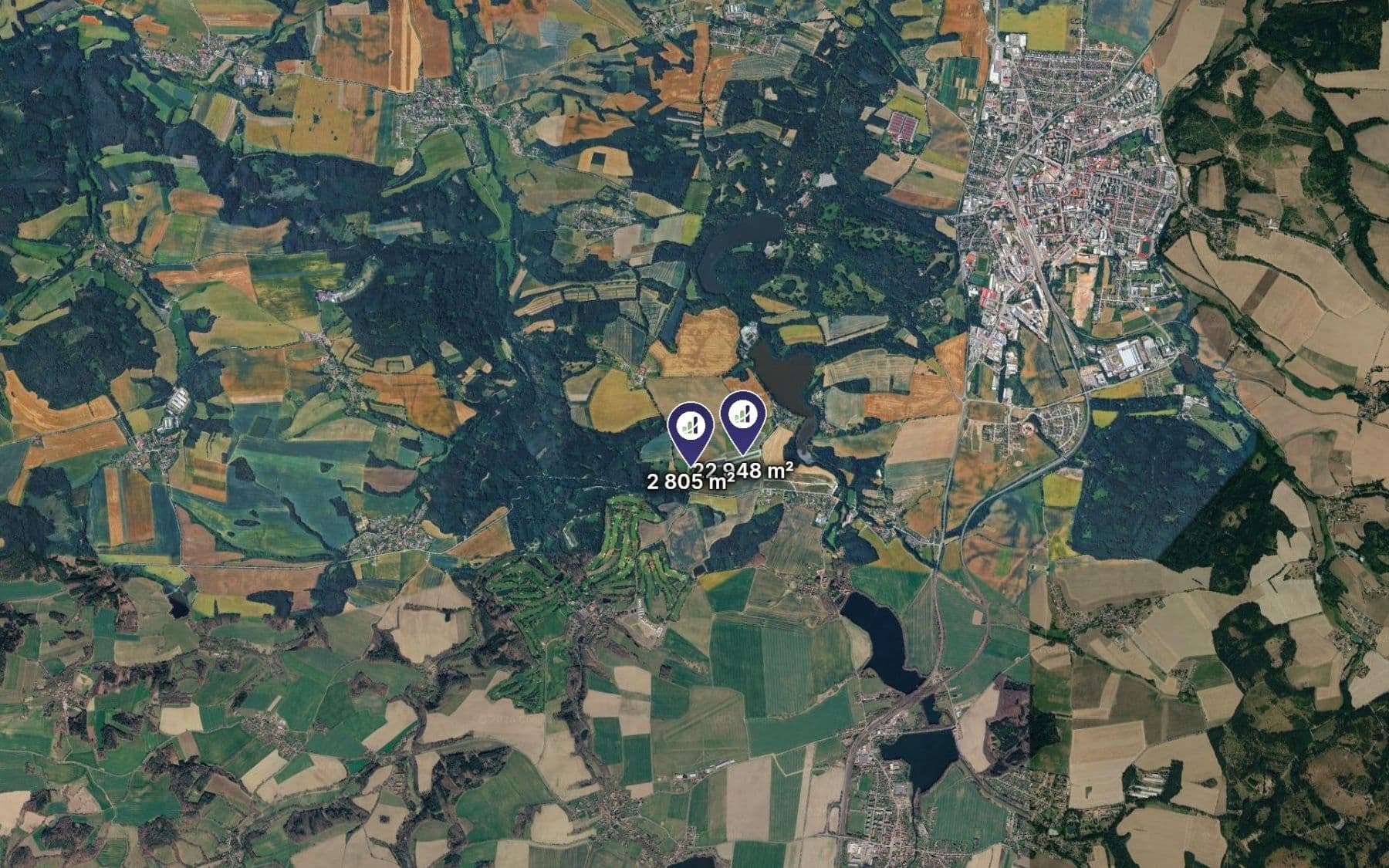 Predaj pozemku 25.753 m², Bystřice, Středočeský kraj Predaj pozemku 25.753 m², Bystřice, Středočeský kraj