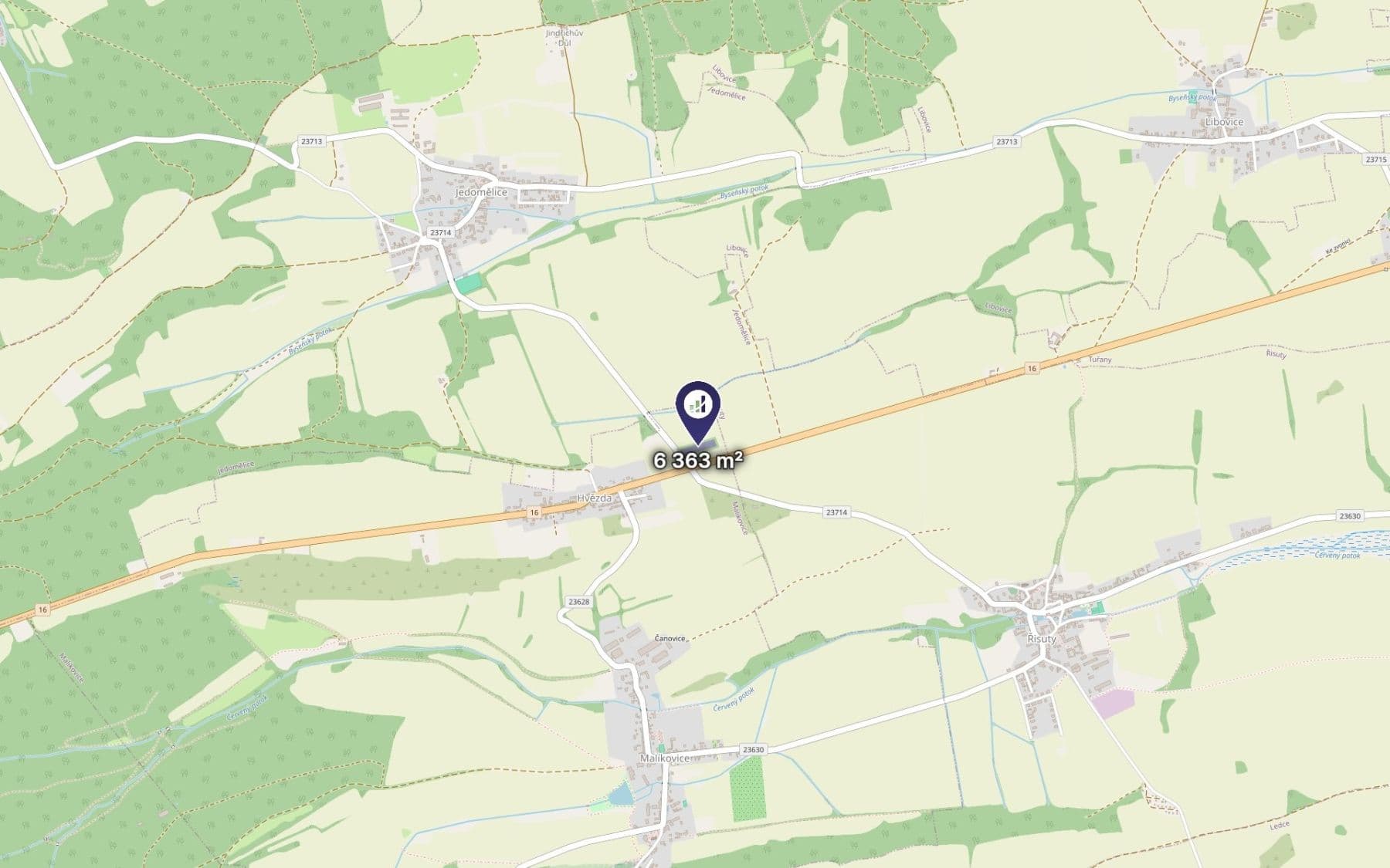 Predaj pozemku 2.121 m², Malíkovice, Středočeský kraj Predaj pozemku 2.121 m², Malíkovice, Středočeský kraj