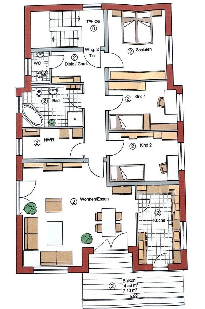 Prenájom bytu 4-izbový 117 m², Schwäbisch Hall, Bádensko-Wurttembersko Prenájom bytu 4-izbový 117 m², Schwäbisch Hall, Bádensko-Wurttembersko