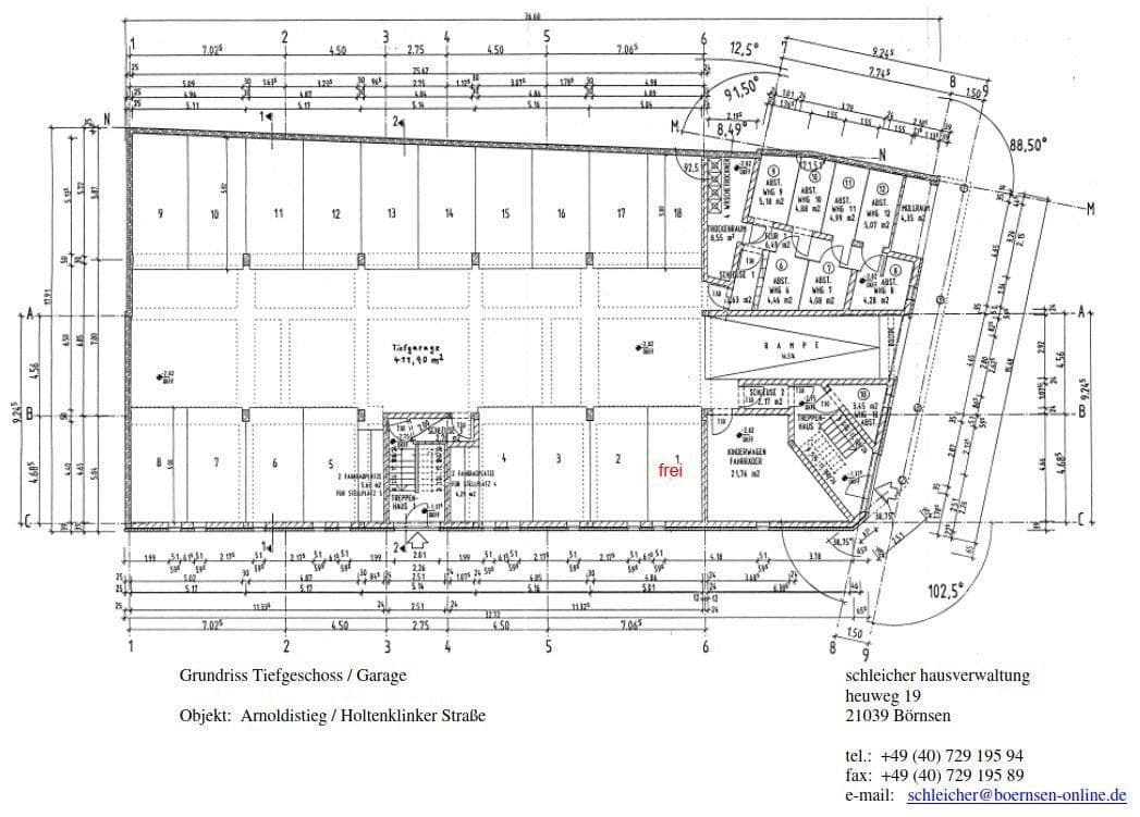 Predaj garáže, Arnoldistieg 2 / Holtenklinker Straße 79-78, Hamburg Bergedorf, Hamburg Predaj garáže, Arnoldistieg 2 / Holtenklinker Straße 79-78, Hamburg Bergedorf, Hamburg
