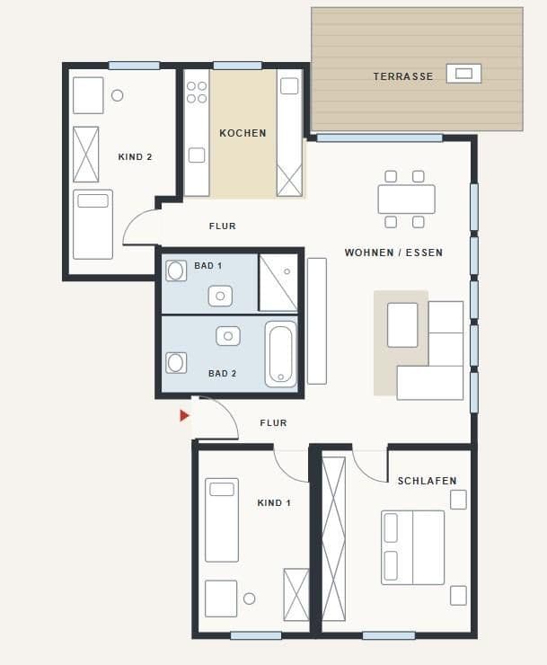 Predaj bytu 4-izbový 92 m², Neu-Isenburg, Hesensko Predaj bytu 4-izbový 92 m², Neu-Isenburg, Hesensko