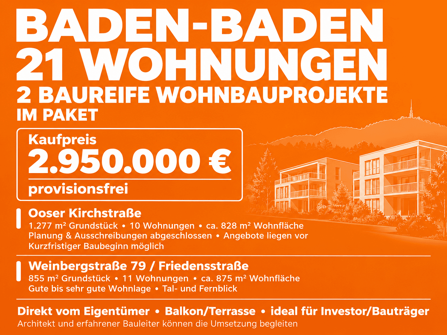 Predaj pozemku 2.000 m², Ooser Kirchstraße 5, Baden-Baden, Bádensko-Wurttembersko Predaj pozemku 2.000 m², Ooser Kirchstraße 5, Baden-Baden, Bádensko-Wurttembersko