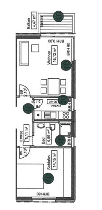 Prenájom bytu 2-izbový 50 m², Trautenauer Str. 13, Berlin, Berlín Prenájom bytu 2-izbový 50 m², Trautenauer Str. 13, Berlin, Berlín