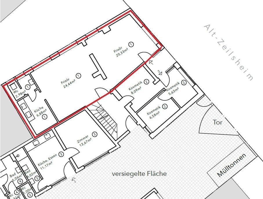 Predaj nebytového priestoru 55 m², Alt Zeilsheim 47, Frankfurt am Main, Hesensko Predaj nebytového priestoru 55 m², Alt Zeilsheim 47, Frankfurt am Main, Hesensko