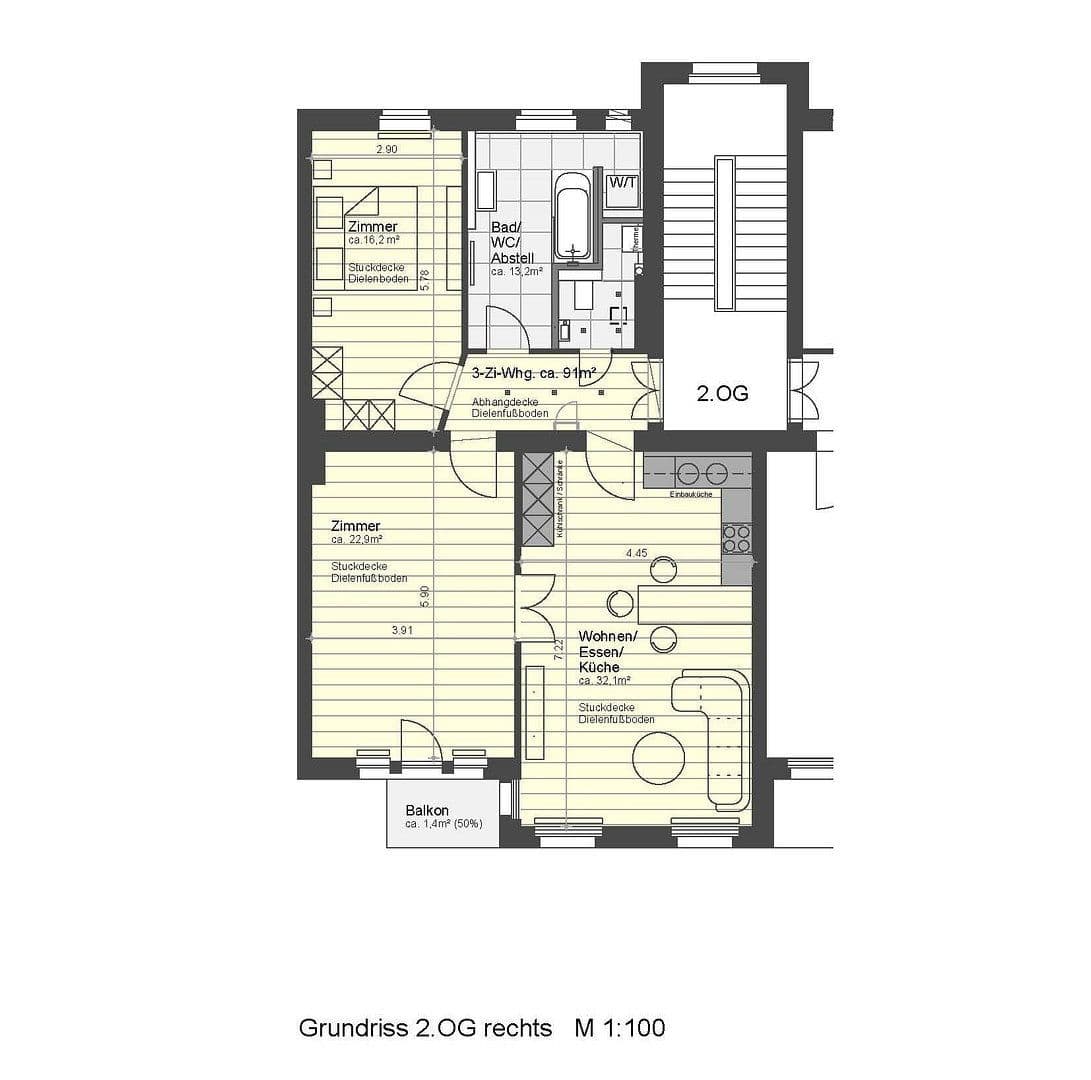 Predaj bytu 3-izbový 91 m², Walderseestraße 2, Berlin, Berlín Predaj bytu 3-izbový 91 m², Walderseestraße 2, Berlin, Berlín